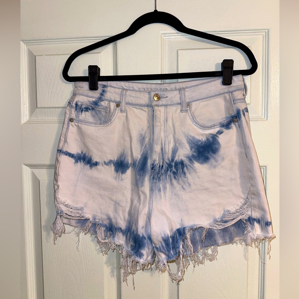 American Eagle Distressed Denim Shorts - Size 10